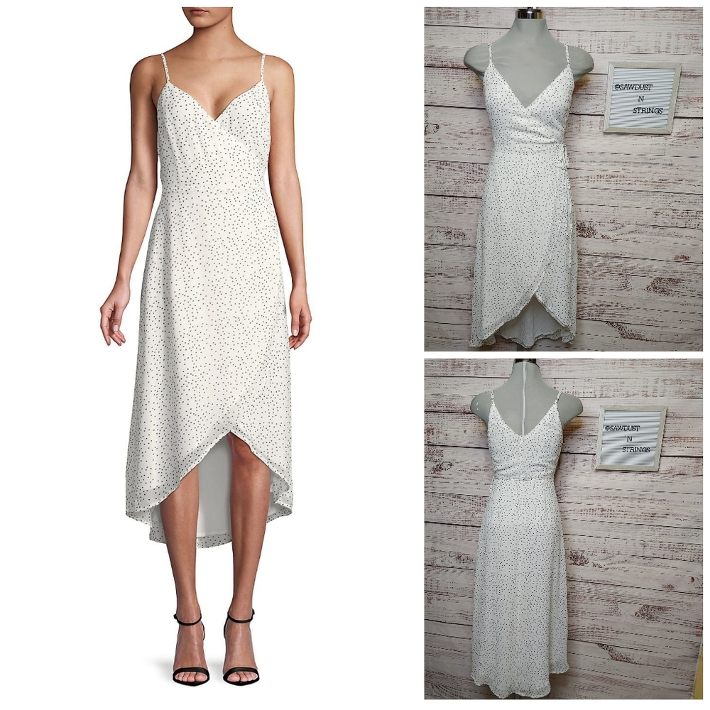 Design Lab polka dot wrap dress size XS